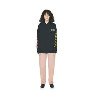 NEW 6397 new york hoodie in black